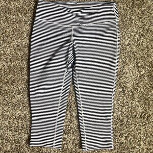 3/$15 Black and White Striped Legging